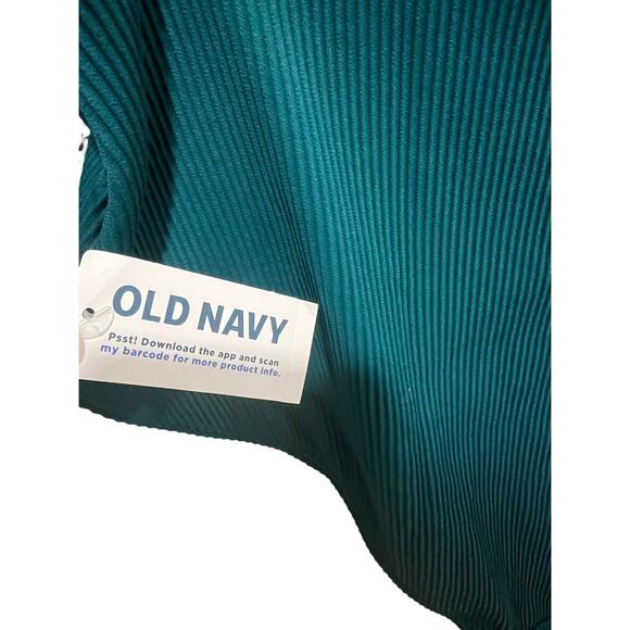 Cupshe Old Navy Small 2 Piece Bikini Green Tropical High Waist  Cross Top Swim - Picture 6 of 7